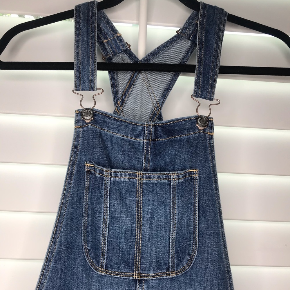 American eagle jean overalls